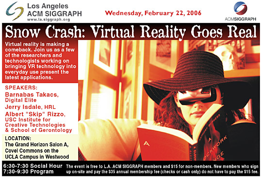 Snow Crash: Virtual Reality Goes Real postcard